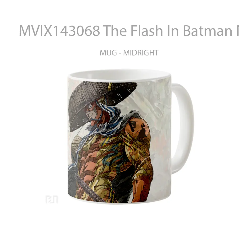 Mug The Flash In Batman Ninja Vs Yakuza Gelas Superhero - All-side / Desain