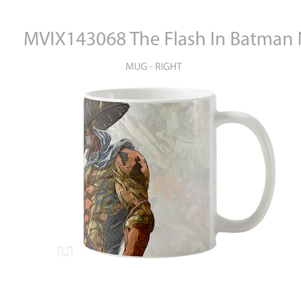 Mug The Flash In Batman Ninja Vs Yakuza Gelas Superhero - All-side / Desain