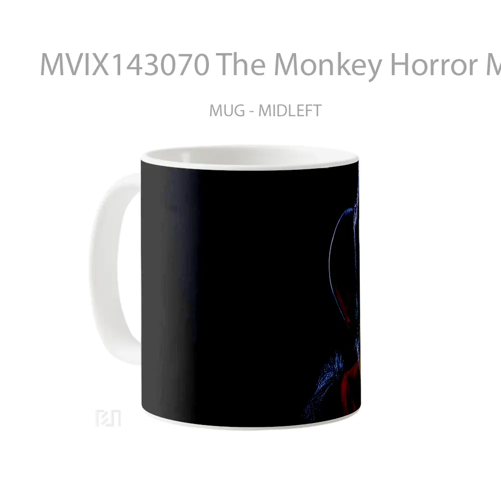Mug The Monkey Horror Movie Gelas Keramik Unik - All-side / Desain