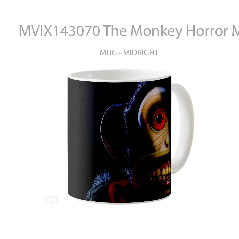 Mug The Monkey Horror Movie Gelas Keramik Unik - All-side / Desain
