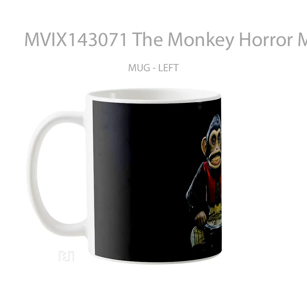 Mug The Monkey Horror Movie Gelas Keramik Unik - All-side / Desain