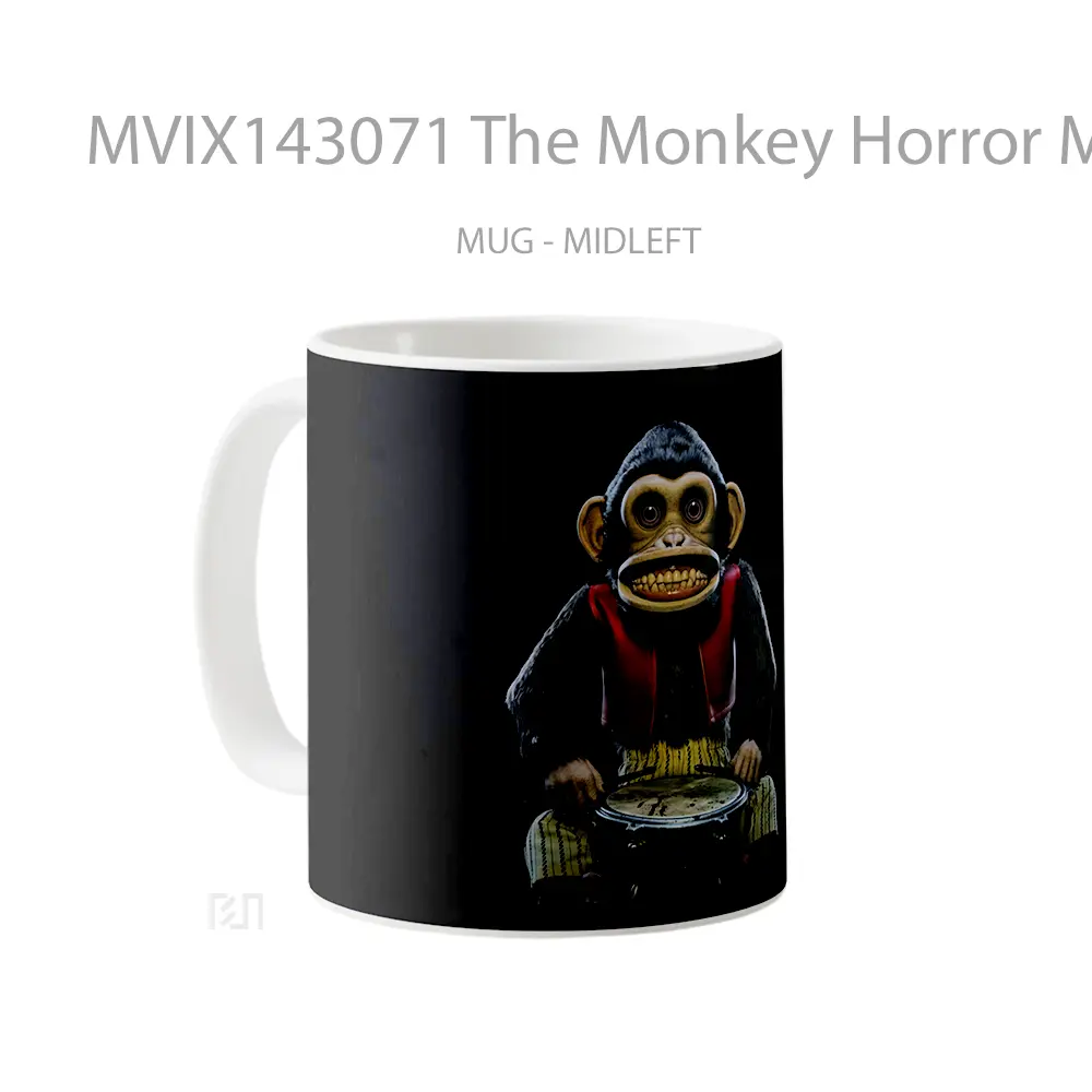 Mug The Monkey Horror Movie Gelas Keramik Unik - All-side / Desain