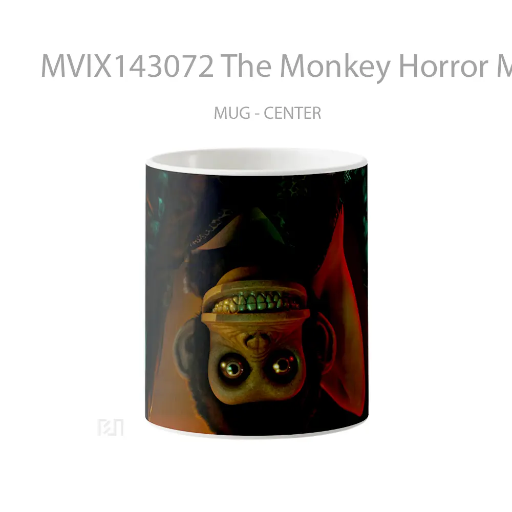 Mug The Monkey Horror Movie Gelas Keramik Unik