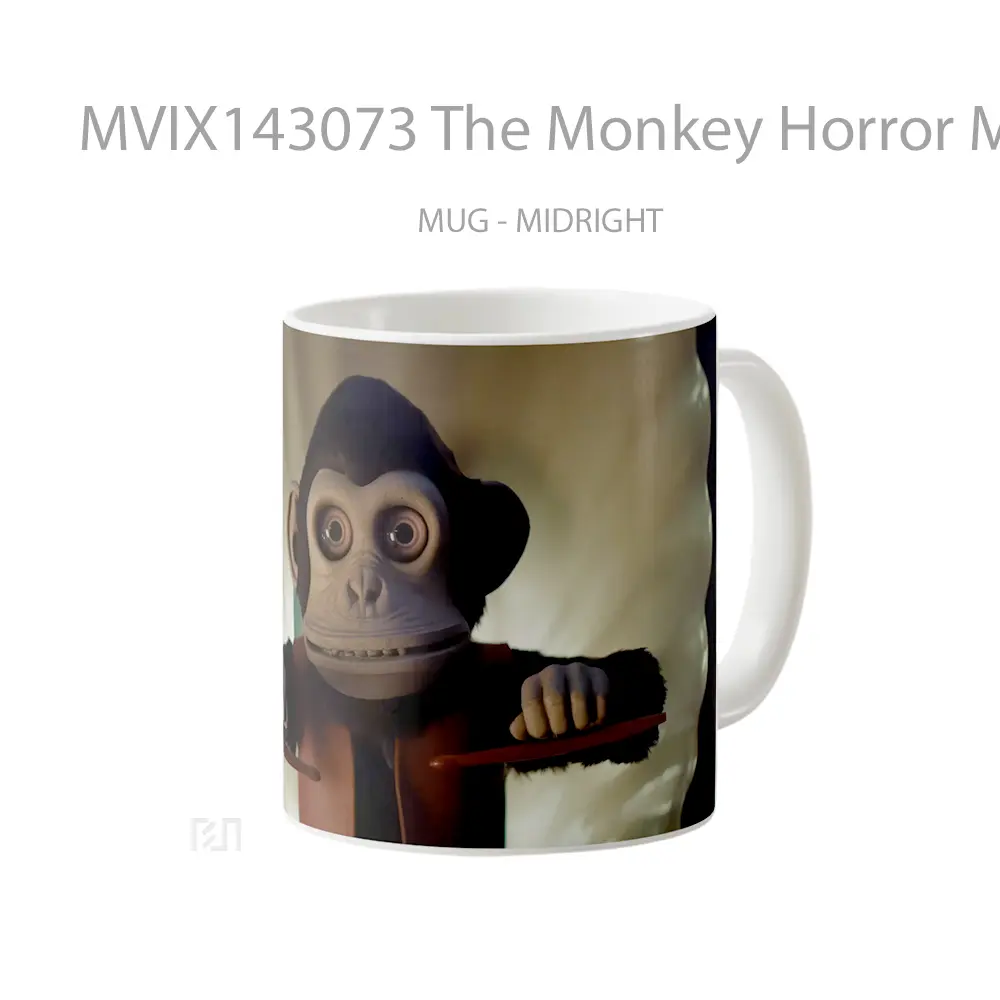 Mug The Monkey Horror Movie Gelas Keramik Unik - All-side / Desain