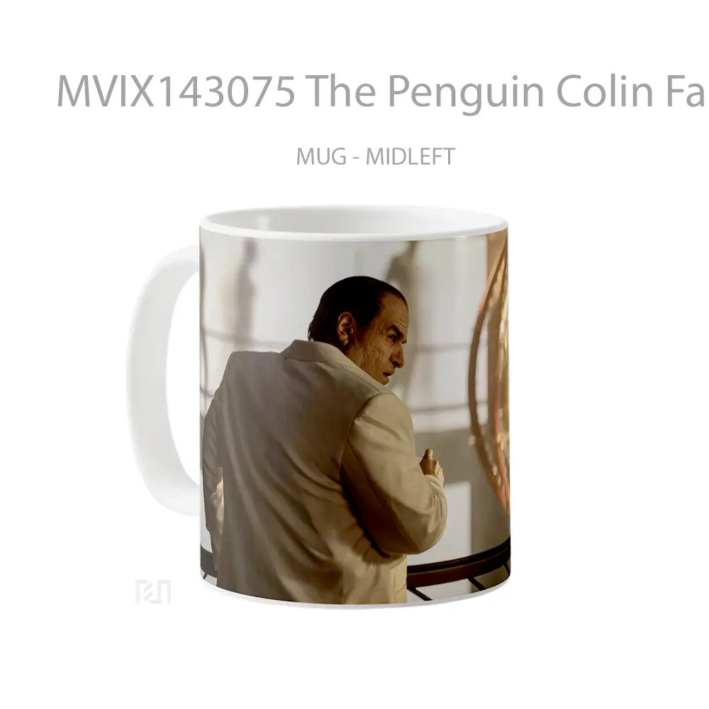 Mug The Penguin Colin Farrell Series Gelas Keramik Unik - All-side / Desain