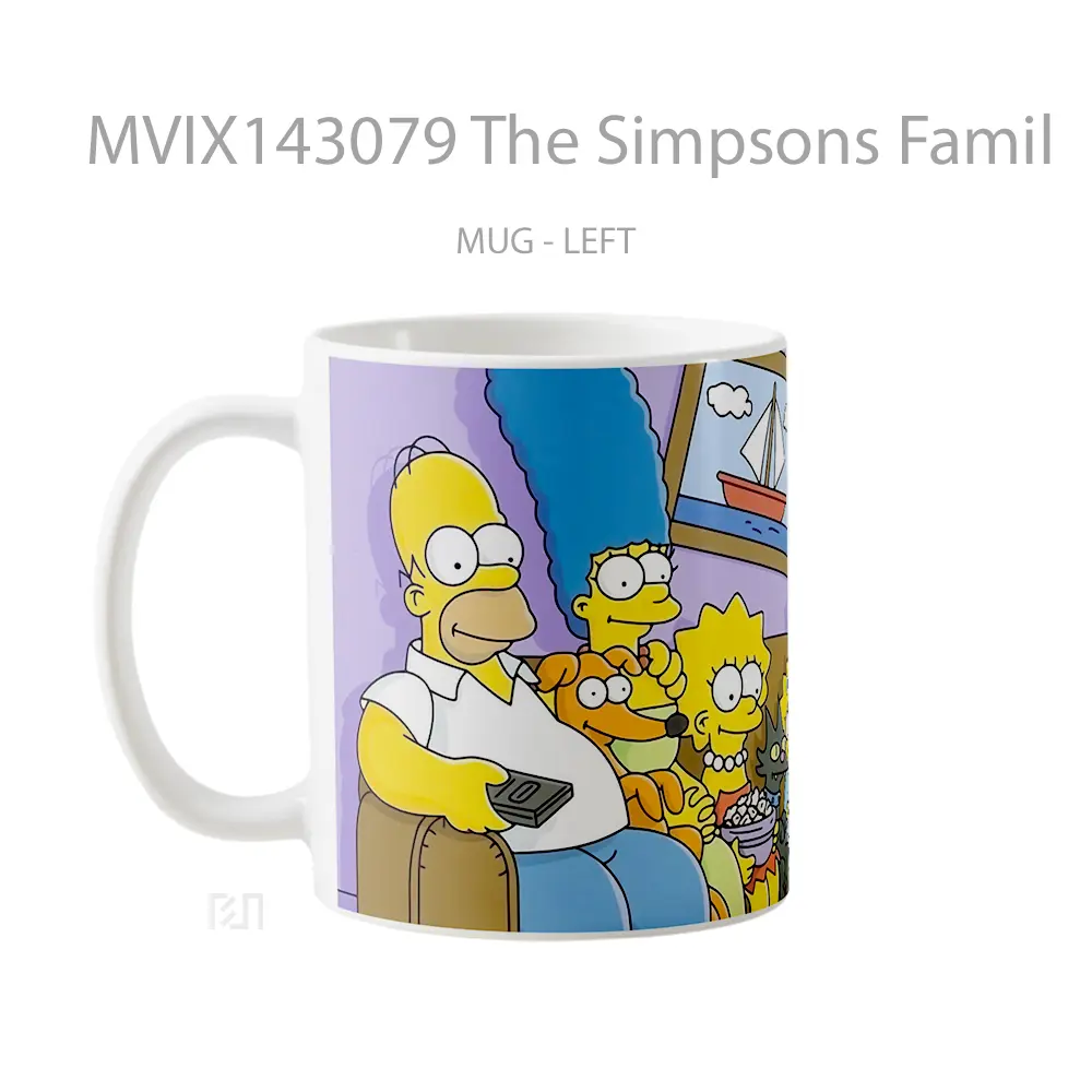 Mug The Simpsons Famil Gelas Keramik Unik - All-side / Desain