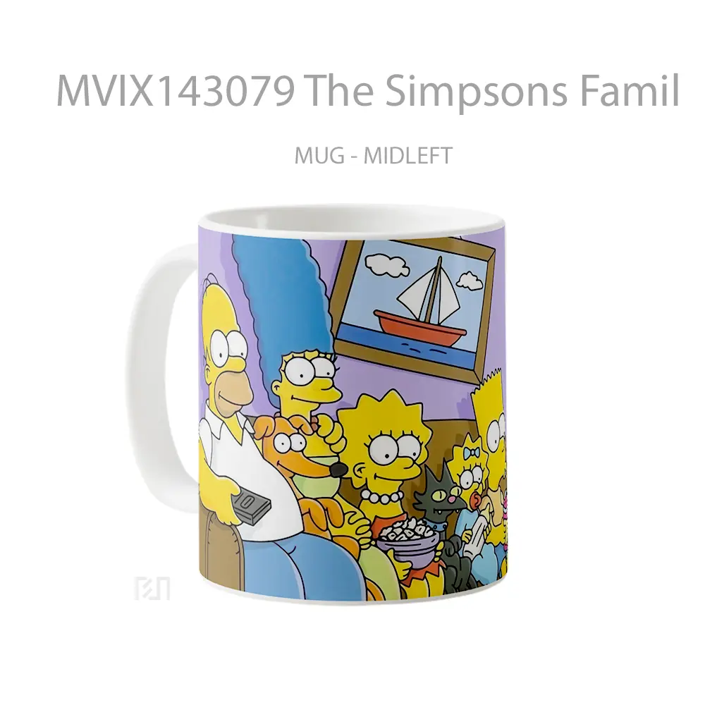 Mug The Simpsons Famil Gelas Keramik Unik - All-side / Desain
