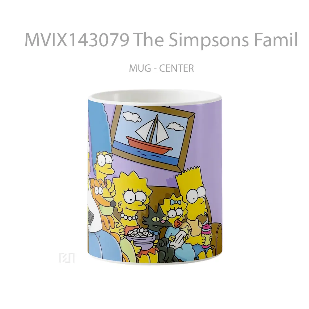Mug The Simpsons Famil Gelas Keramik Unik