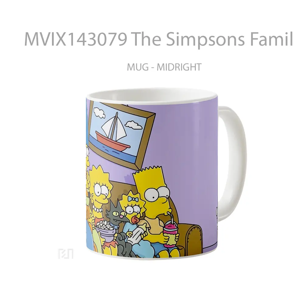 Mug The Simpsons Famil Gelas Keramik Unik - All-side / Desain