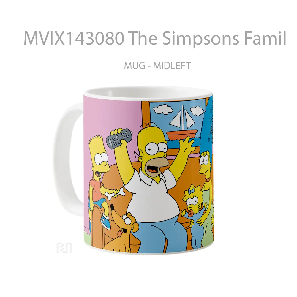 Mug The Simpsons Famil Gelas Keramik Unik - All-side / Desain