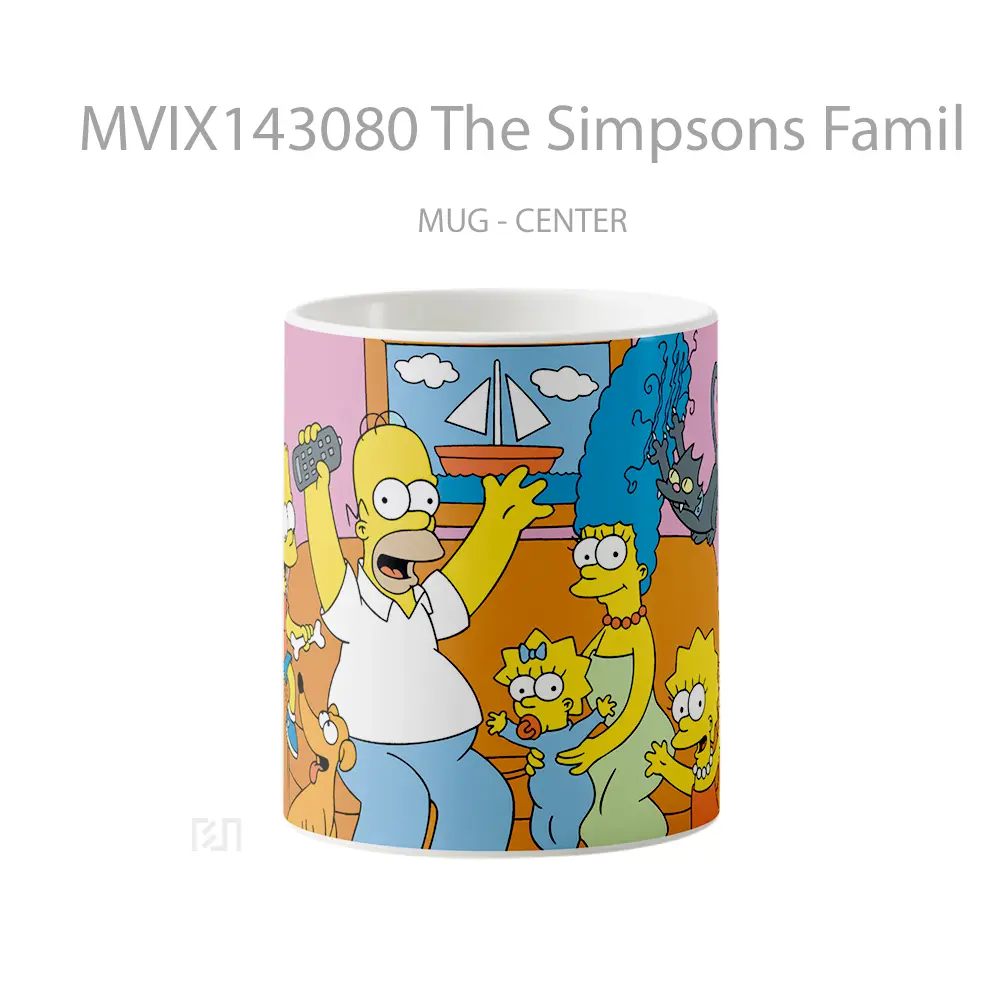 Mug The Simpsons Famil Gelas Keramik Unik