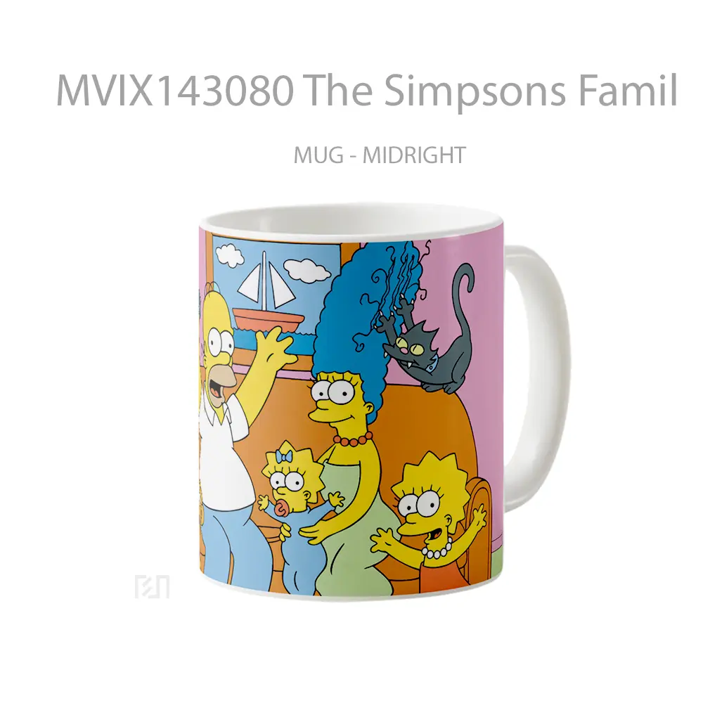 Mug The Simpsons Famil Gelas Keramik Unik - All-side / Desain