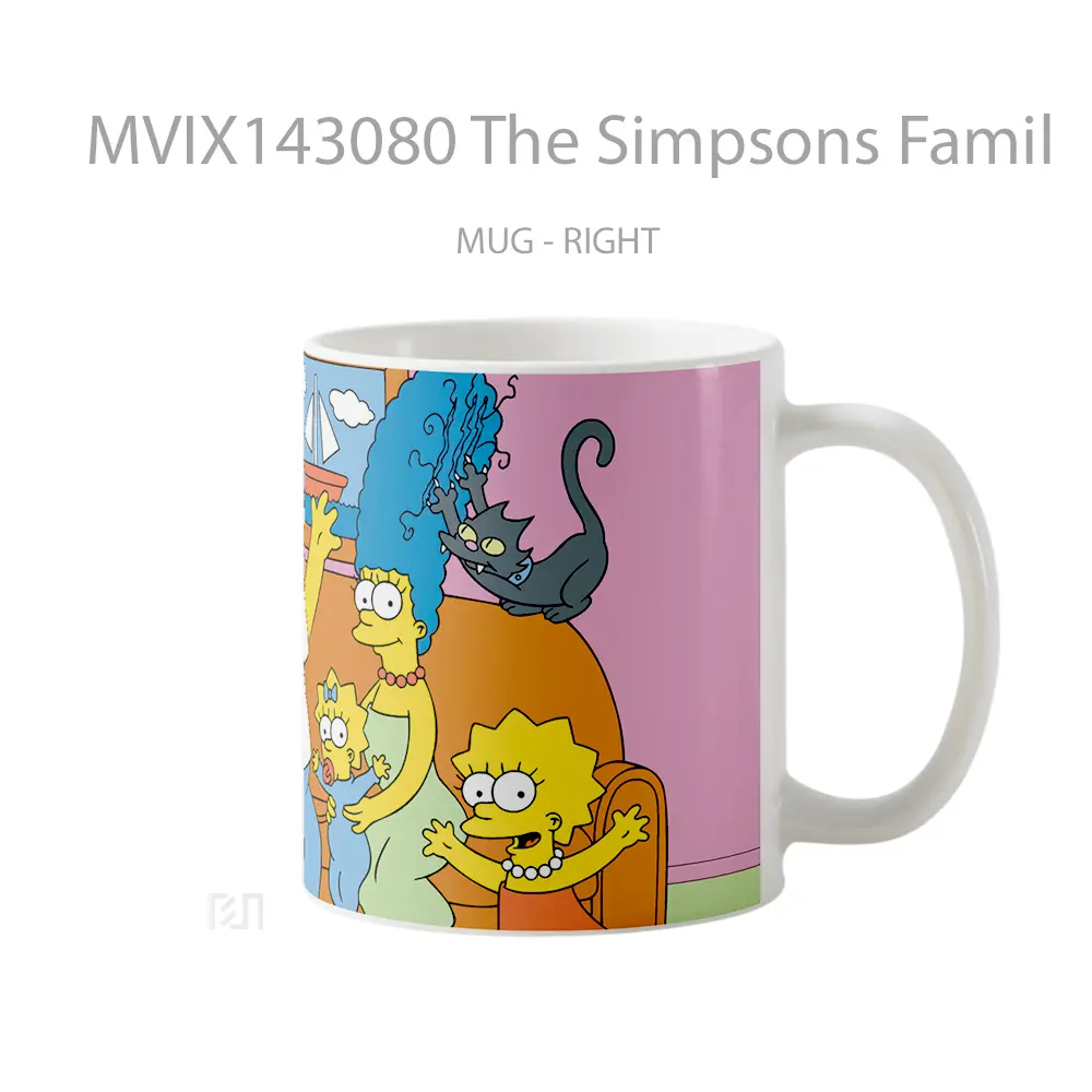 Mug The Simpsons Famil Gelas Keramik Unik - All-side / Desain