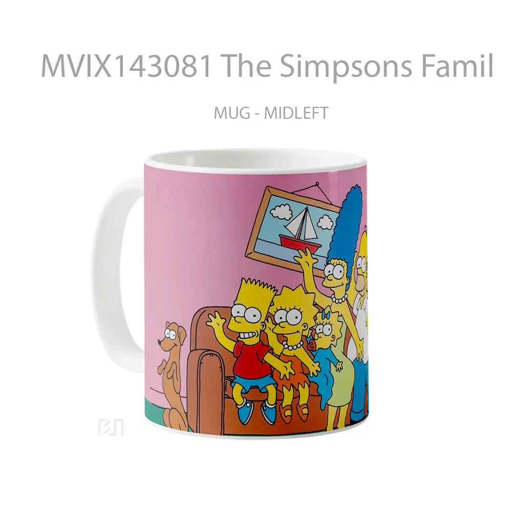 Mug The Simpsons Famil Gelas Keramik Unik - All-side / Desain