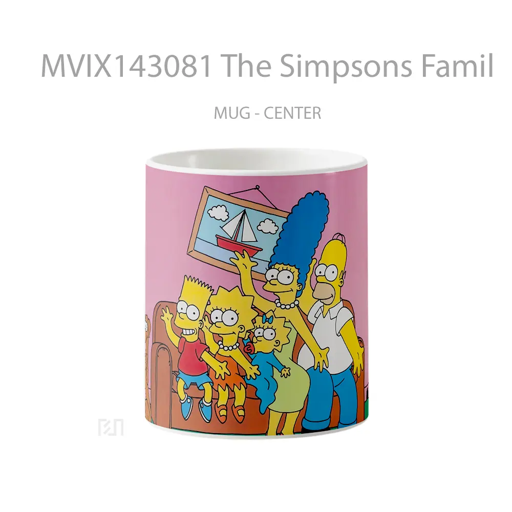 Mug The Simpsons Famil Gelas Keramik Unik