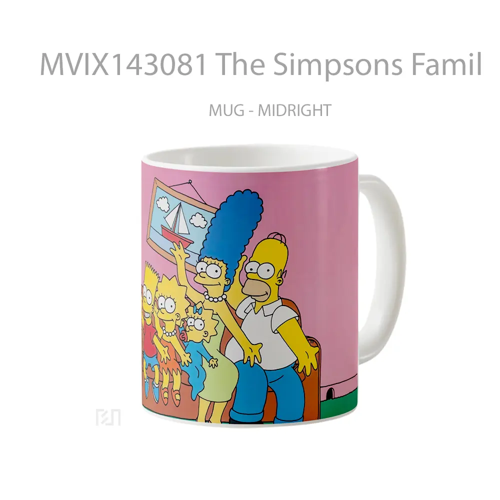Mug The Simpsons Famil Gelas Keramik Unik - All-side / Desain