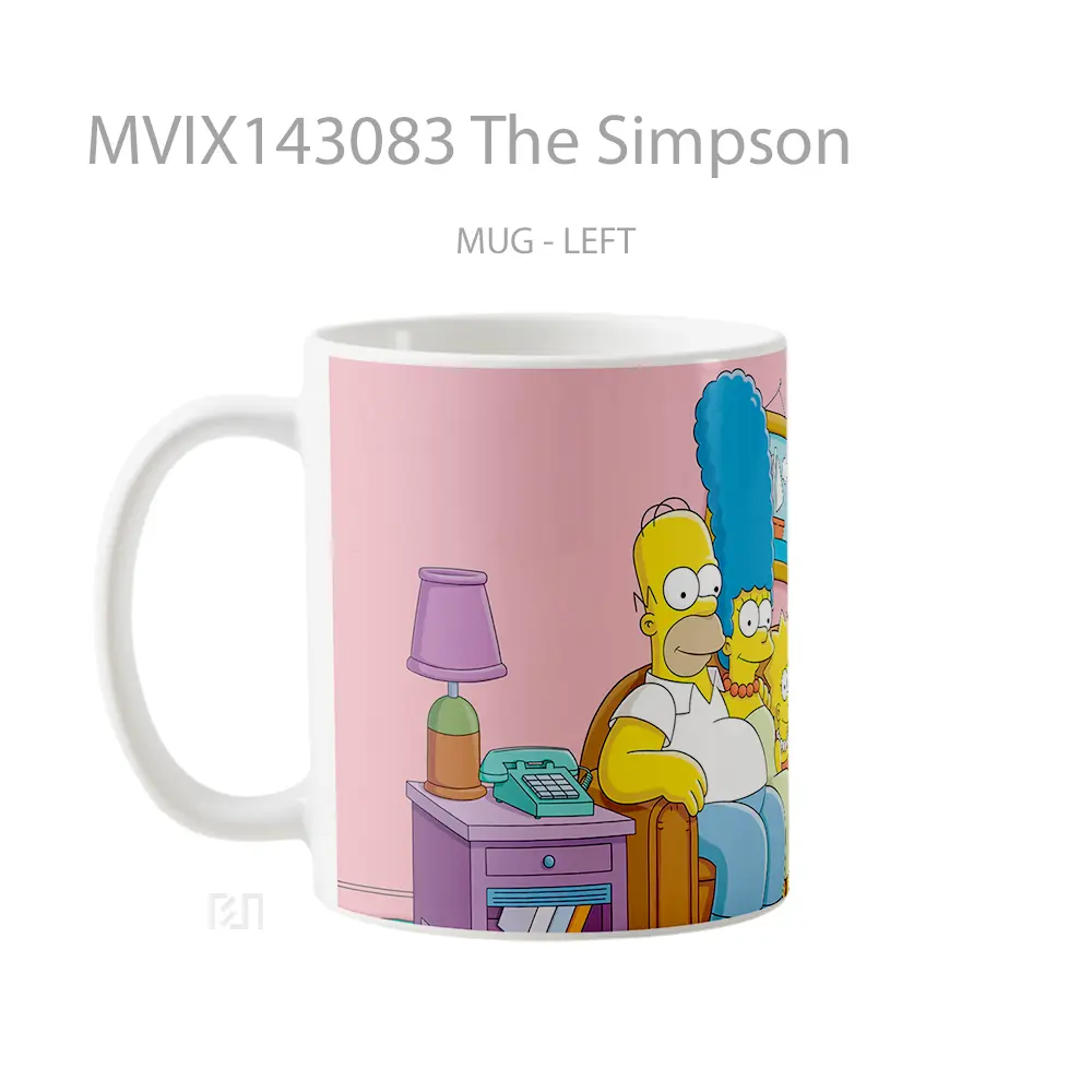 Mug The Simpson Gelas Keramik Unik - All-side / Desain