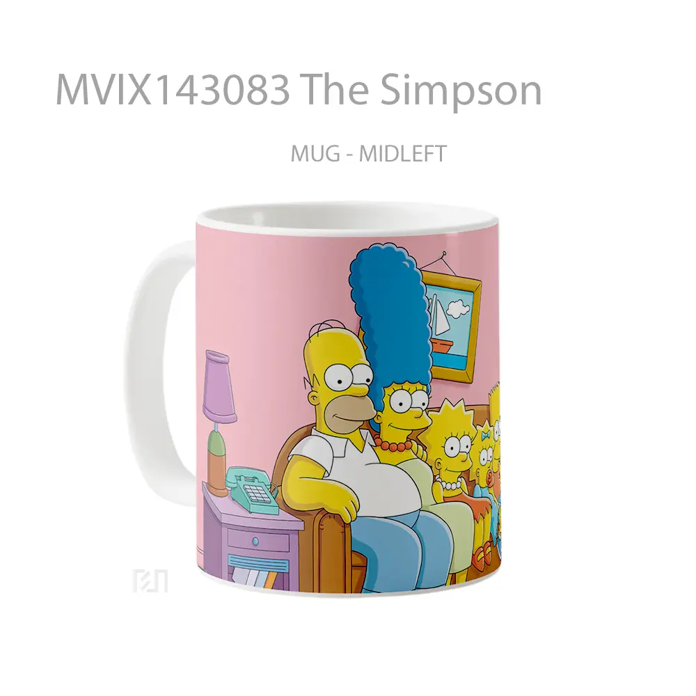 Mug The Simpson Gelas Keramik Unik - All-side / Desain