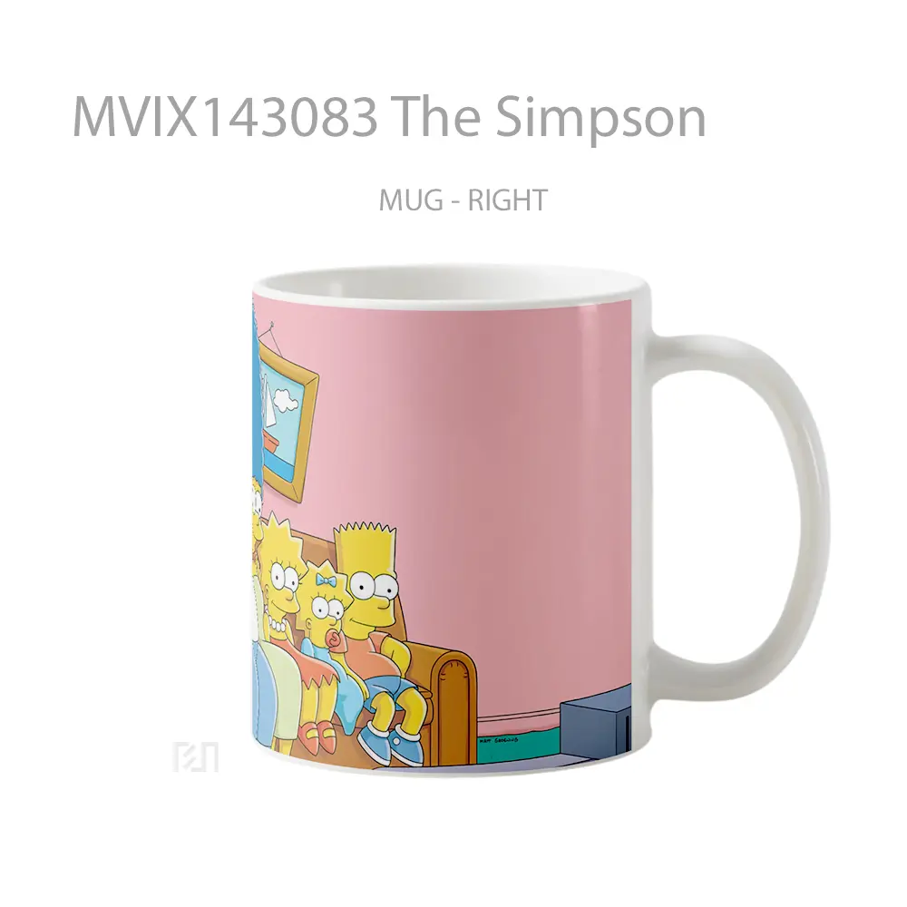 Mug The Simpson Gelas Keramik Unik - All-side / Desain