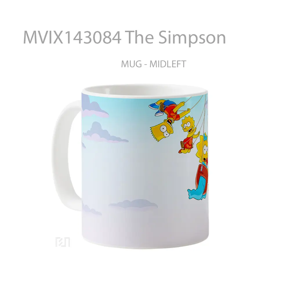 Mug The Simpson Gelas Keramik Unik - All-side / Desain
