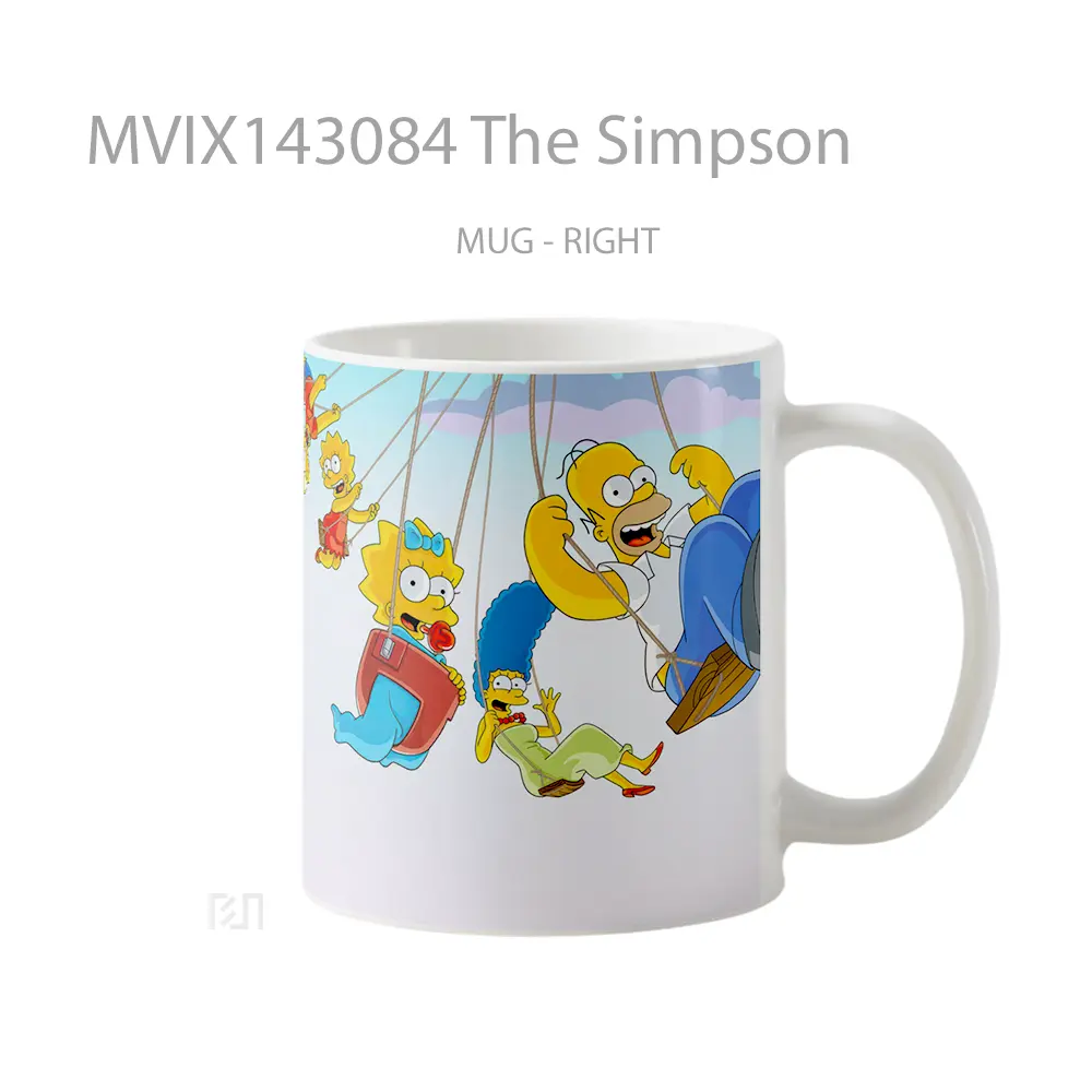 Mug The Simpson Gelas Keramik Unik - All-side / Desain
