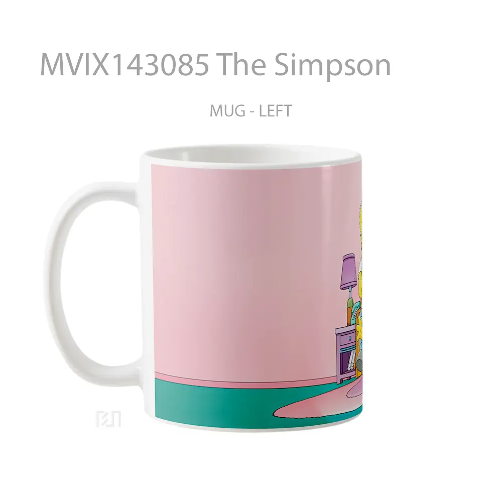 Mug The Simpson Gelas Keramik Unik - All-side / Desain