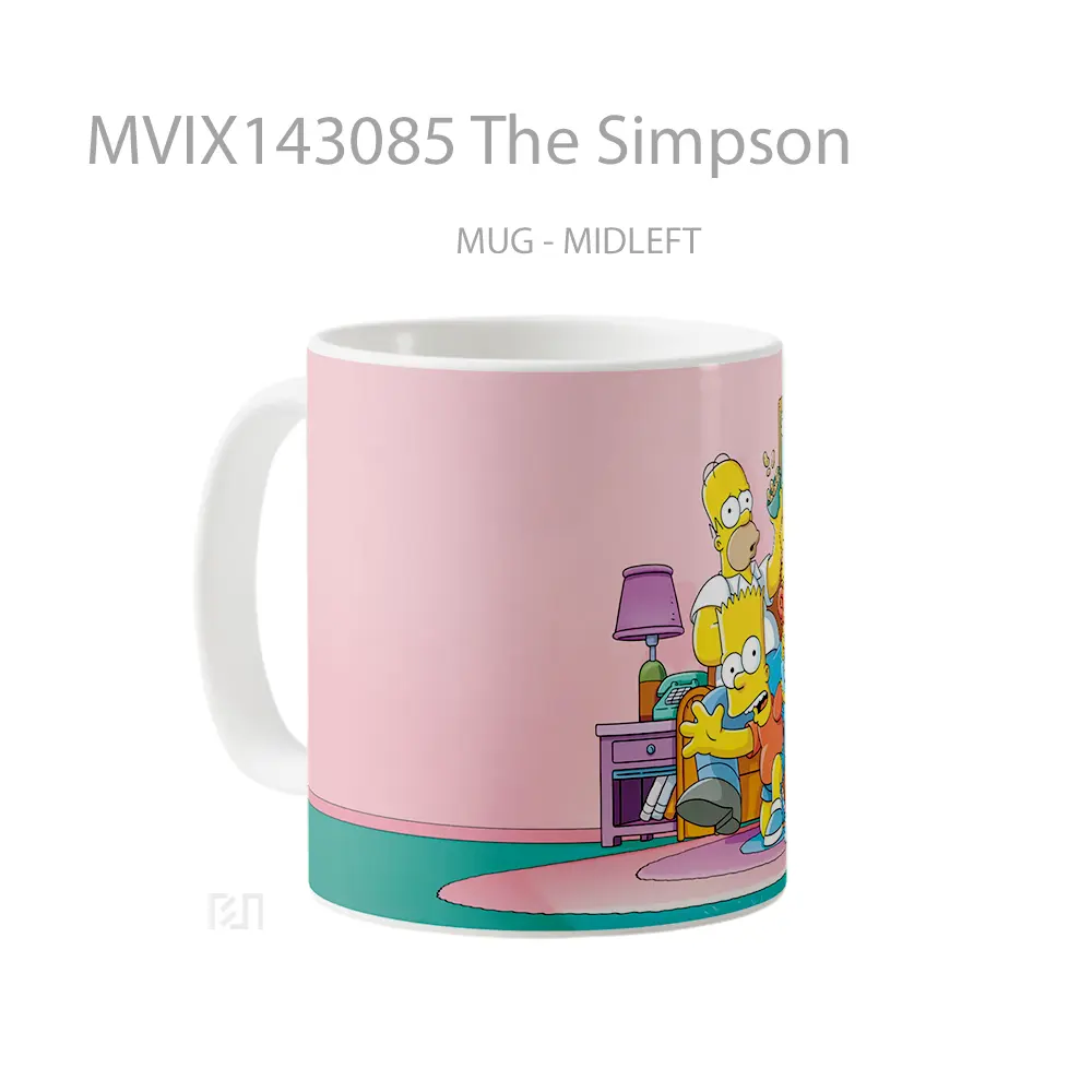 Mug The Simpson Gelas Keramik Unik - All-side / Desain