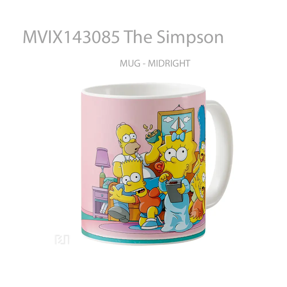 Mug The Simpson Gelas Keramik Unik - All-side / Desain