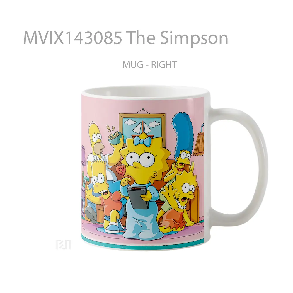 Mug The Simpson Gelas Keramik Unik - All-side / Desain