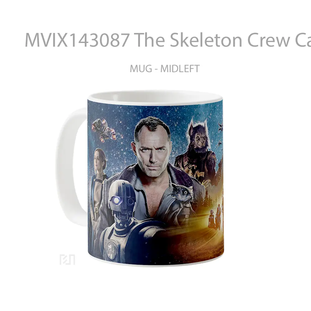 Mug The Skeleton Crew Cast Star Wars Series Gelas Keramik Unik - All-side / Desain
