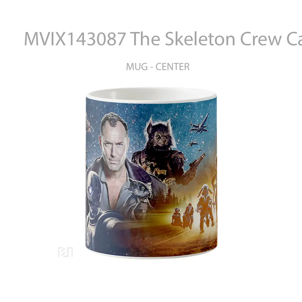 Mug The Skeleton Crew Cast Star Wars Series Gelas Keramik Unik