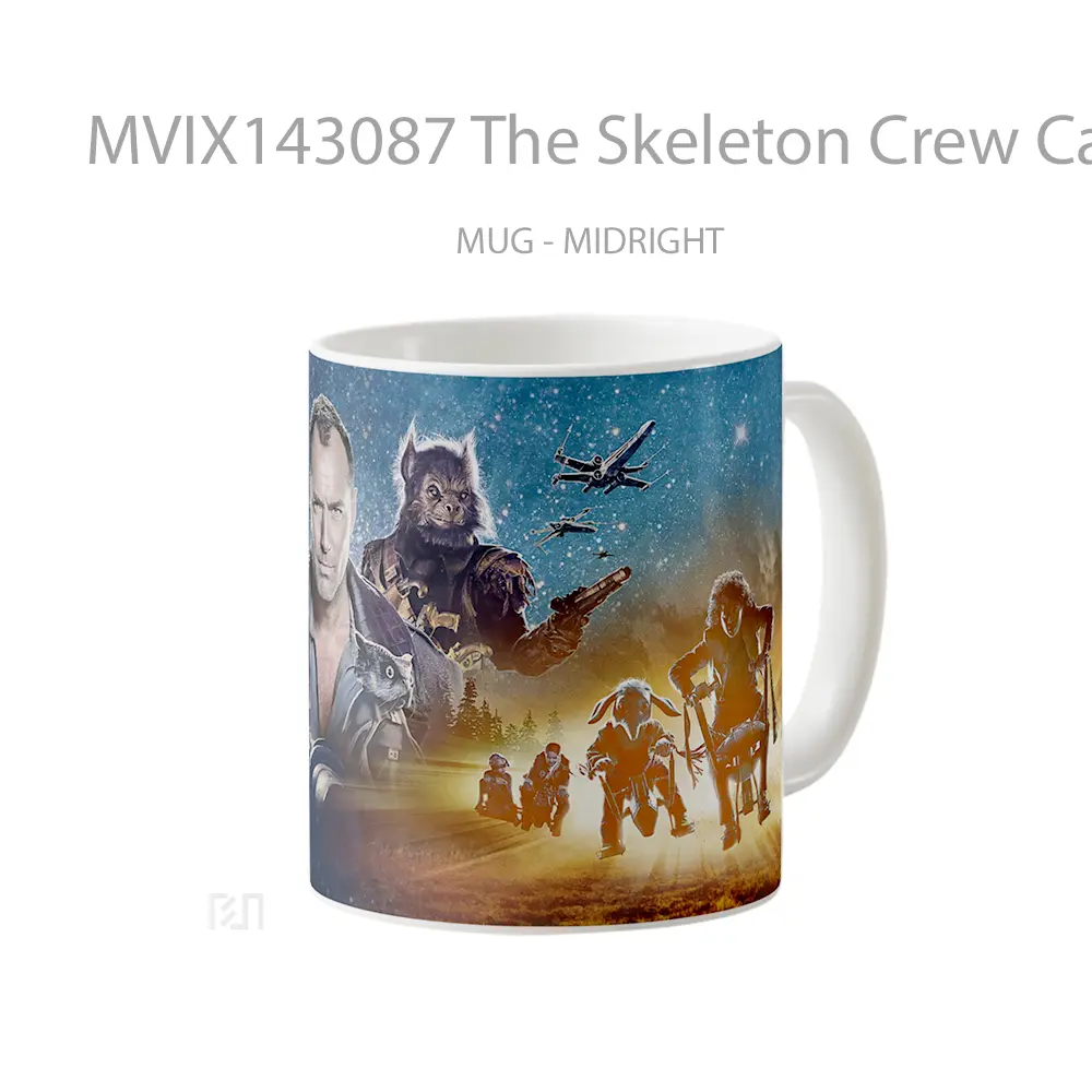 Mug The Skeleton Crew Cast Star Wars Series Gelas Keramik Unik - All-side / Desain