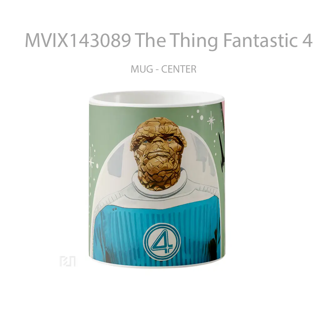 Mug The Thing Fantastic 4 First Steps Poster Gelas Keramik Unik