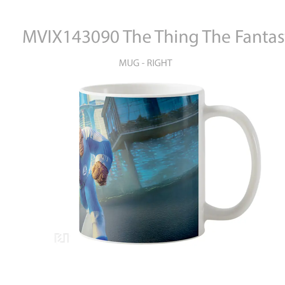 Mug The Thing The Fantastic 4 First Steps Gelas Keramik Unik - All-side / Desain