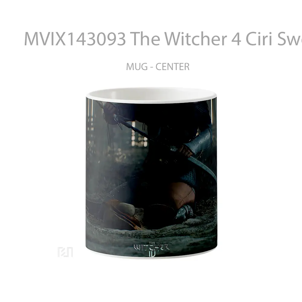 Mug The Witcher 4 Ciri Sword Gelas Keramik Unik