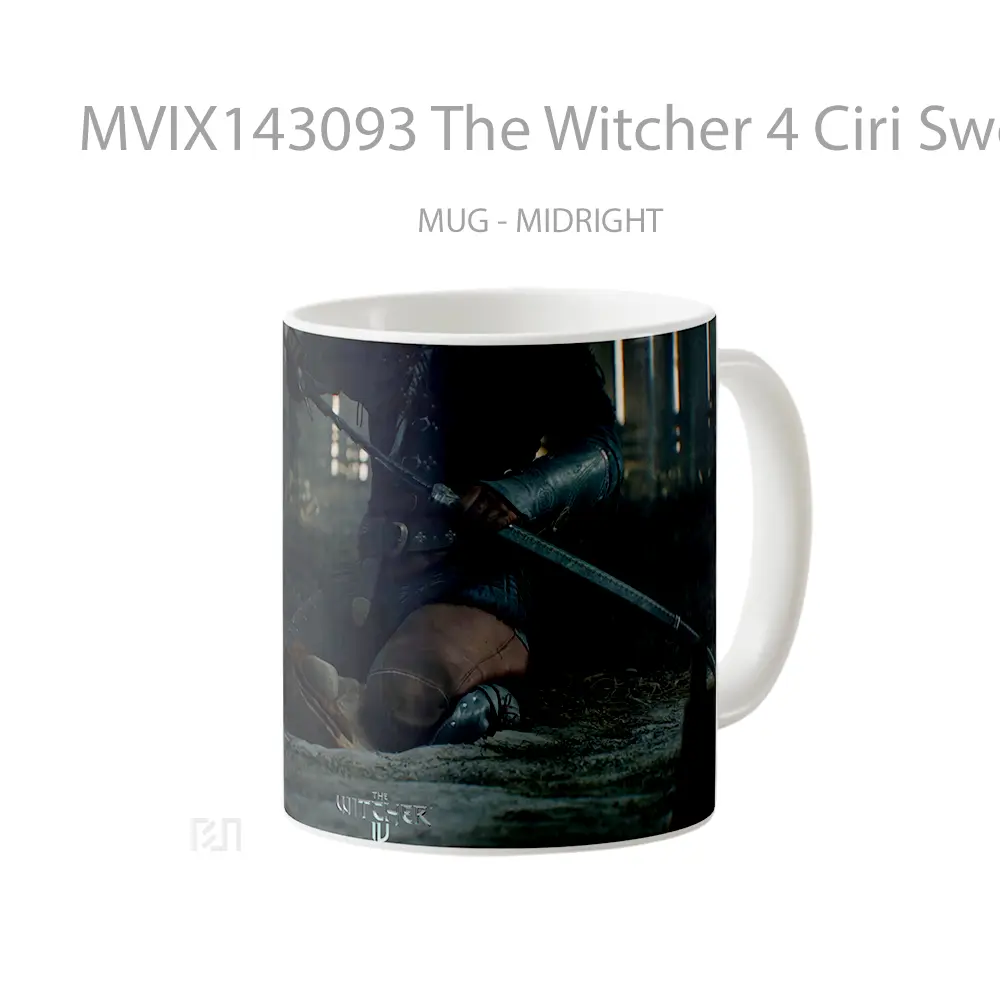 Mug The Witcher 4 Ciri Sword Gelas Keramik Unik - All-side / Desain