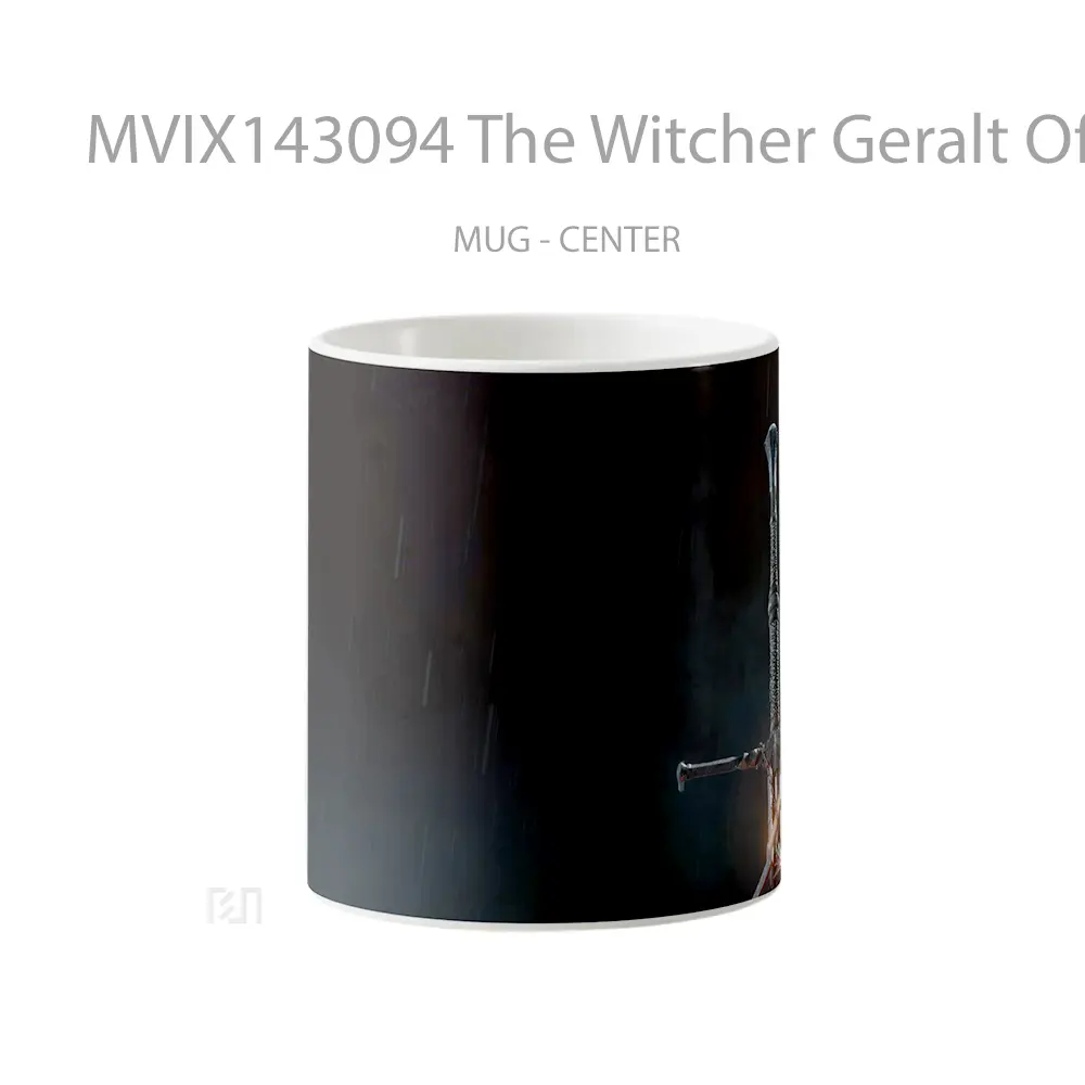 Mug The Witcher Geralt Of Rivia Sword Gelas Keramik Unik