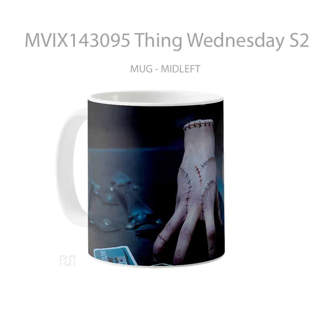 Mug Thing Wednesday S2 Gelas Keramik Unik - All-side / Desain