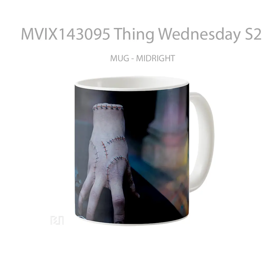 Mug Thing Wednesday S2 Gelas Keramik Unik - All-side / Desain