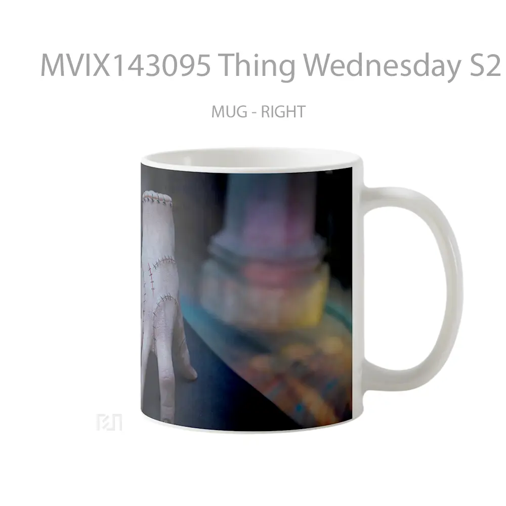 Mug Thing Wednesday S2 Gelas Keramik Unik - All-side / Desain