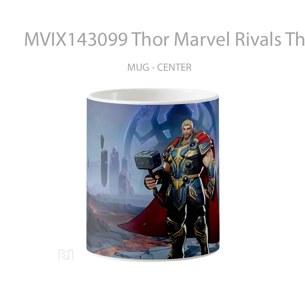 Mug Thor Marvel Rivals Thor Love And Thunder Skin Gelas Superhero