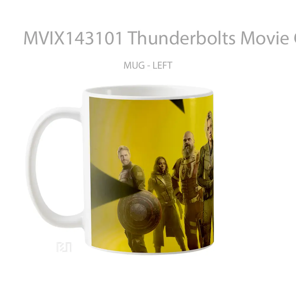 Mug Thunderbolts Movie Cast Poster Gelas Keramik Unik - All-side / Desain