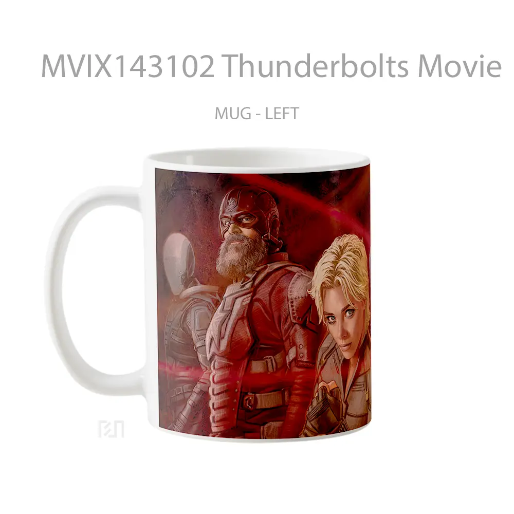 Mug Thunderbolts Movie Gelas Keramik Unik - All-side / Desain