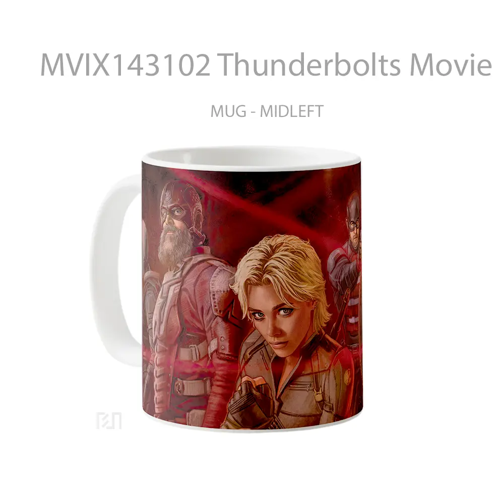 Mug Thunderbolts Movie Gelas Keramik Unik - All-side / Desain
