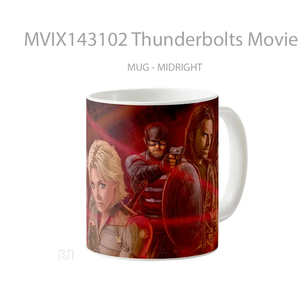 Mug Thunderbolts Movie Gelas Keramik Unik - All-side / Desain