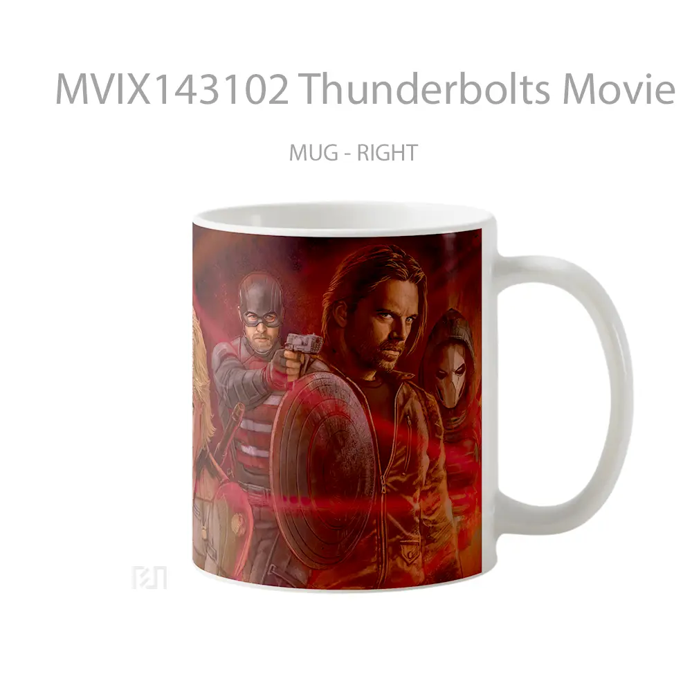 Mug Thunderbolts Movie Gelas Keramik Unik - All-side / Desain