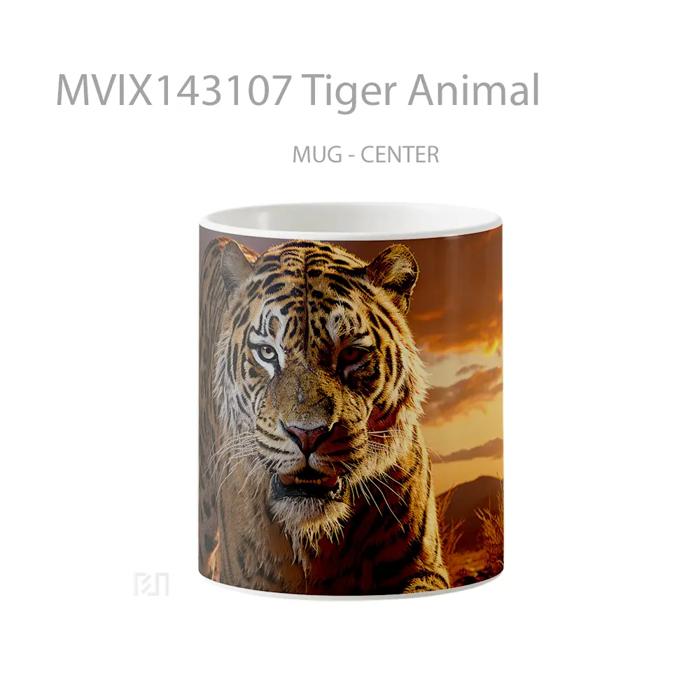 Mug Tiger Animal Gelas Hewan Lucu