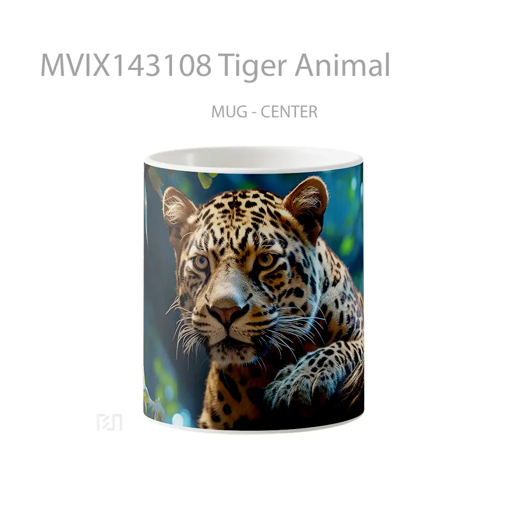 Mug Tiger Animal Gelas Hewan Lucu