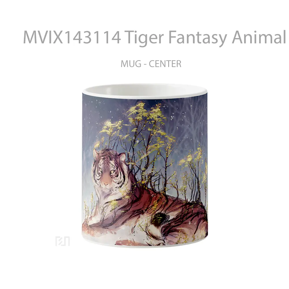 Mug Tiger Fantasy Animal Gelas Hewan Lucu