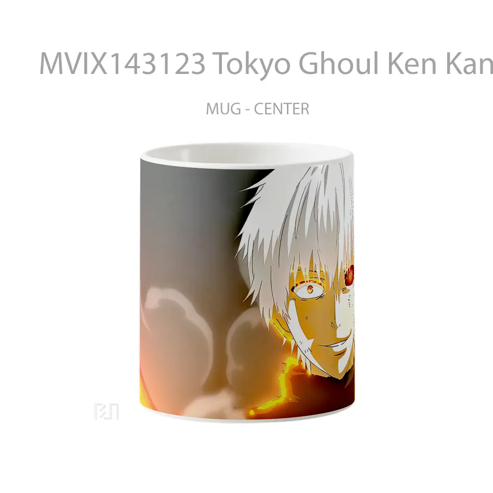 Mug Tokyo Ghoul Ken Kaneki Red Eye Gelas Keramik Unik